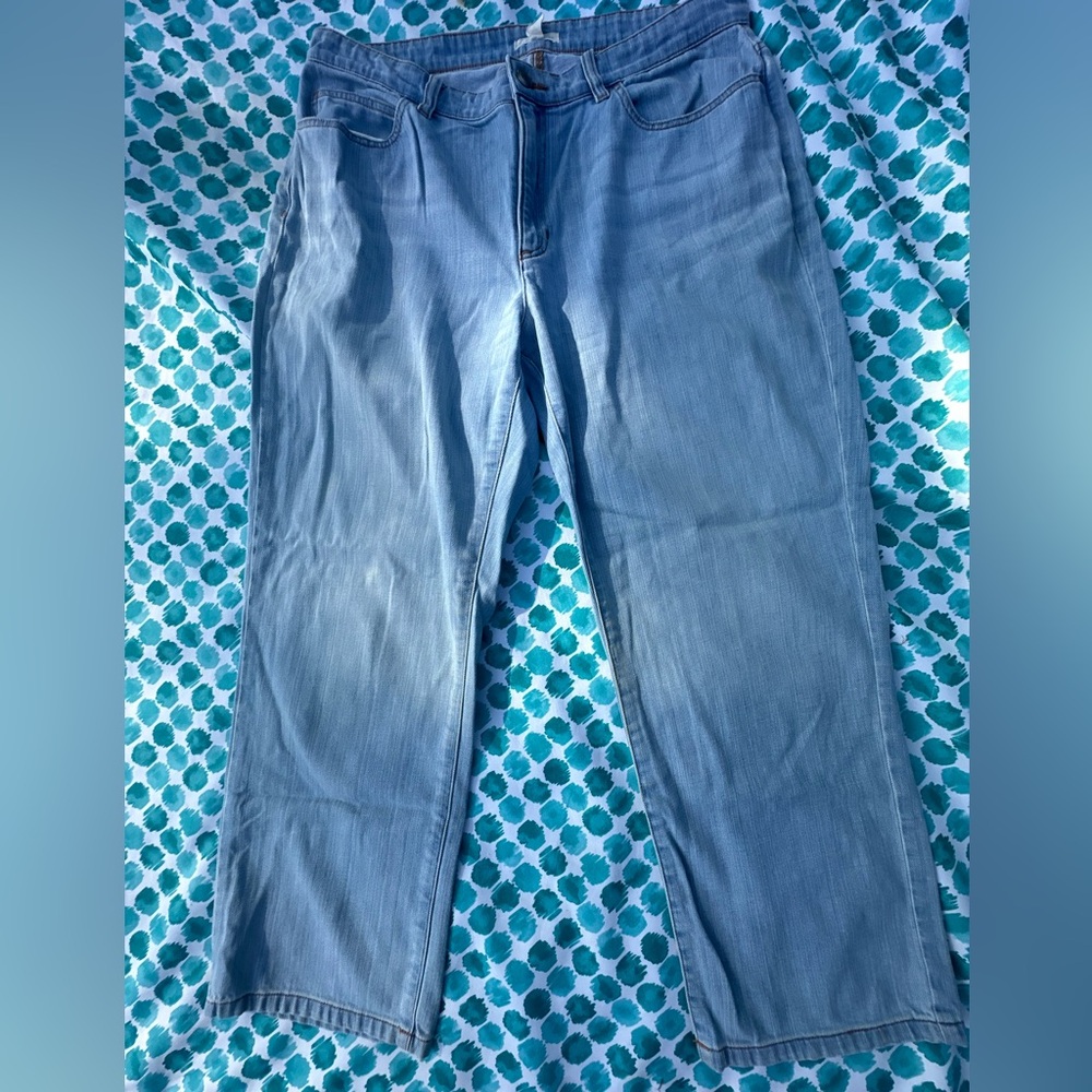 Eileen Fisher Blue Wide  Leg Jeans
